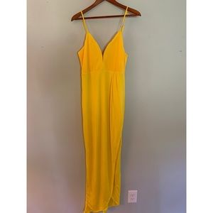 NWT Yellow NBD Dress (Evgeny Gown)